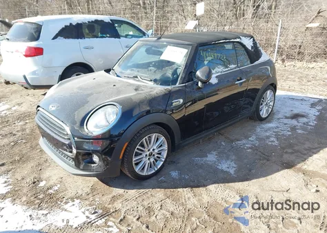 2017 Mini Convertible Cooper z USA, uszkodzony, nr VIN WMWWG5C35H3D00121